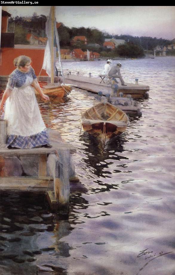 Anders Zorn Vagskvalp(Lappings of the waves)